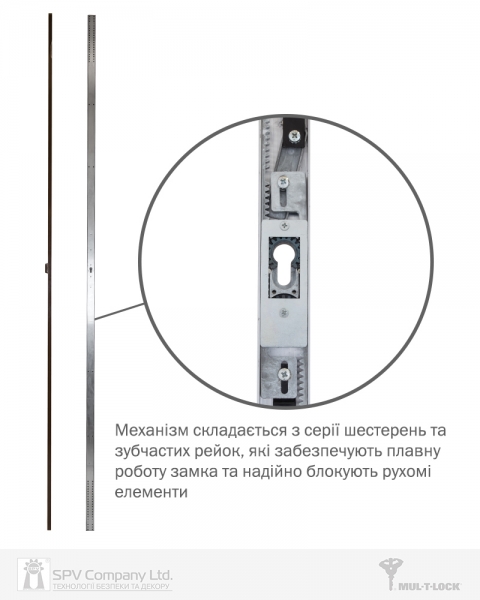 Замок Накладний Mul-t-lock 2-way Din G512 Univ Brown Bs1500мм Length_3000mm W/o_sp-фото-2 Фото 2 - Замок Накладний Mul-t-lock 2-way Din G512 Univ Brown Bs1500мм Length_3000mm W/o_sp.