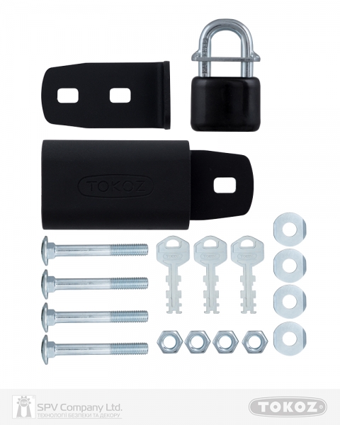 Замок висячий TOKOZ UZ 240+ з навісами 3KEY TK4 M R shackle 33мм 9мм BOX-фото-6 Фото 6 - Замок висячий TOKOZ UZ 240+ з навісами 3KEY TK4 M R shackle 33мм 9мм BOX.