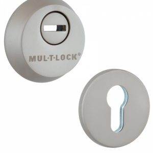 Фото 17 - Протектор MUL-T-LOCK SL3 DIN ROUND 14,5 мм 48-53мм Нікель сатин 3клас NICKEL SATIN Комплект, М8х65.