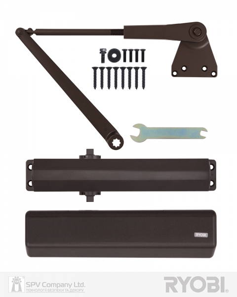 Дотягувач Накладний Ryobi 3550 Ds-3550p Dark_bronze Bc/da Prl_ho_arm En_1-5 До_100кг 1250мм-фото-4 Фото 4 - Дотягувач Накладний Ryobi 3550 Ds-3550p Dark_bronze Bc/da Prl_ho_arm En_1-5 До_100кг 1250мм.