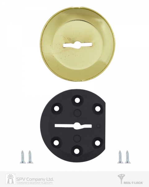 Щиток MUL-T-LOCK A731 MATRIX ROUND Латунь_PVD BRIGHT_BRASS_PVD Без шторки-фото-5 Фото 5 - Щиток MUL-T-LOCK A731 MATRIX ROUND Латунь_PVD BRIGHT_BRASS_PVD Без шторки.