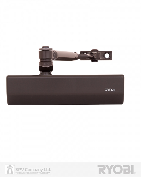Доводчик накладной RYOBI 2000 D-2055V DARK BRONZE BC STD ARM EN 3/4/5 до 100кг 1250мм FIRE-фото-1 Фото 1 - Доводчик накладной RYOBI 2000 D-2055V DARK BRONZE BC STD ARM EN 3/4/5 до 100кг 1250мм FIRE.