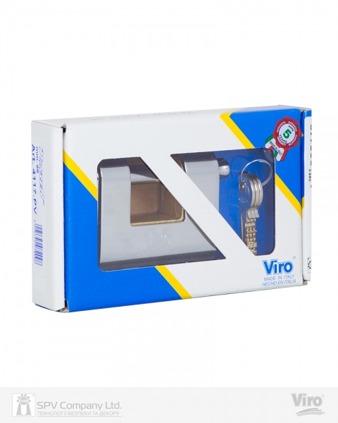 Замок висячий VIRO PANZER 4116 3KEY 12мм SLID_shackle 12мм BOX-фото-2 Фото 2 - Замок висячий VIRO PANZER 4116 3KEY 12мм SLID_shackle 12мм BOX.