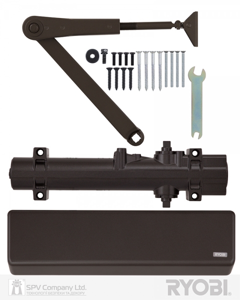 Дотягувач Накладний Ryobi 4550 Ds-4550 Dark_bronze Bc/da Std_ho_arm En_2-7+ До_200кг 1400мм-фото-5 Фото 5 - Дотягувач Накладний Ryobi 4550 Ds-4550 Dark_bronze Bc/da Std_ho_arm En_2-7+ До_200кг 1400мм.