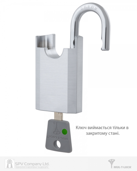 Замок навесной MUL-T-LOCK G47P 7x7 0767 2KEY DND77 GREY INS NR shackle 22,5 мм 8мм BOX M-фото-8 Фото 8 - Замок навесной MUL-T-LOCK G47P 7x7 0767 2KEY DND77 GREY INS NR shackle 22,5 мм 8мм BOX M.