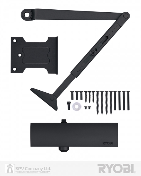 Дотягувач накладний RYOBI 1200 D-1200P(U) GREY_ANTHRACITE UNIV_ARM EN_2/3/4 80кг 1100мм FIRE-фото-8 Фото 8 - Дотягувач накладний RYOBI 1200 D-1200P(U) GREY_ANTHRACITE UNIV_ARM EN_2/3/4 80кг 1100мм FIRE.