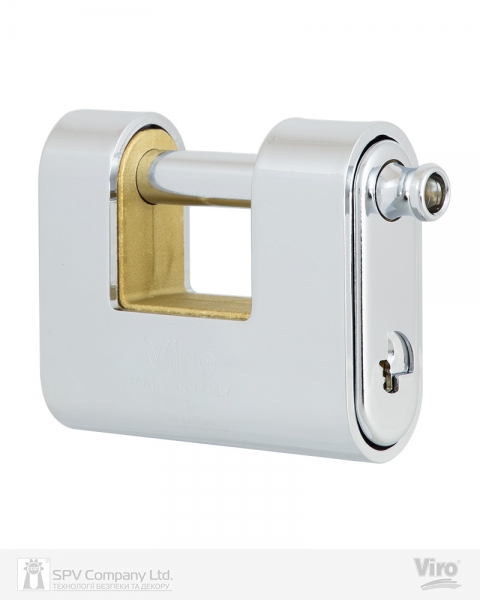 Замок висячий VIRO PANZER 4116 3KEY 12мм SLID_shackle 12мм BOX-фото-1 Фото 1 - Замок висячий VIRO PANZER 4116 3KEY 12мм SLID_shackle 12мм BOX.