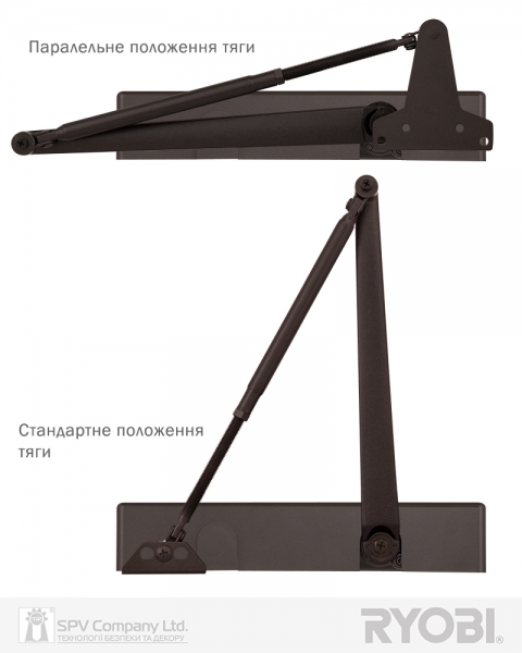 Дотягувач Накладний Ryobi 4550 D-4550 Dark_bronze Bc/da Univ_arm En_2-7+ До_200кг 1400мм Fire-фото-3 Фото 3 - Дотягувач Накладний Ryobi 4550 D-4550 Dark_bronze Bc/da Univ_arm En_2-7+ До_200кг 1400мм Fire.