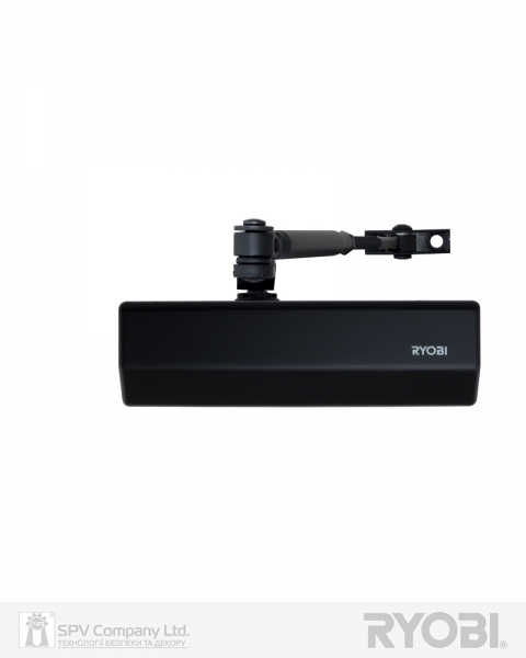 Доводчик накладной RYOBI *1500 D-1554 BLACK STD ARM EN 2/3/4 до 80кг 1100мм FIRE-фото-1 Фото 1 - Доводчик накладной RYOBI *1500 D-1554 BLACK STD ARM EN 2/3/4 до 80кг 1100мм FIRE.