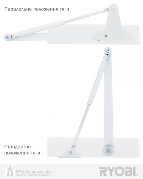 Доводчик накладной RYOBI 2000 D-2055V GLOSSY WHITE BC UNIV ARM EN 3/4/5 до 100кг 1250мм FIRE-фото-11 Фото 11 - Доводчик накладной RYOBI 2000 D-2055V GLOSSY WHITE BC UNIV ARM EN 3/4/5 до 100кг 1250мм FIRE.