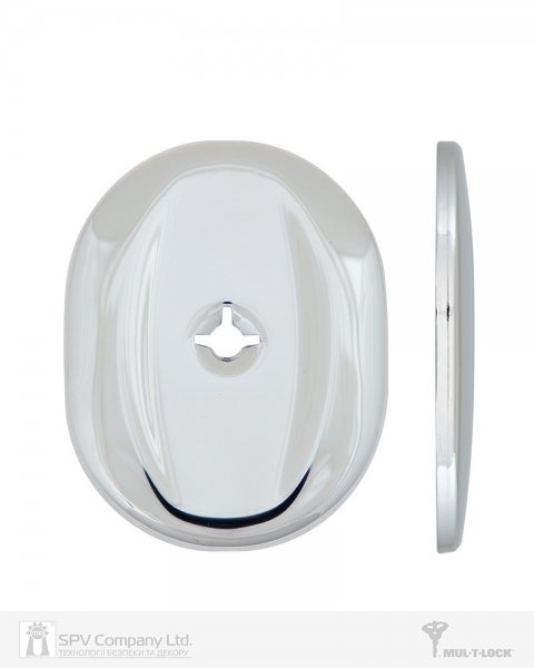 Щиток MUL-T-LOCK A703 OMEGA OVAL Хром_полірований BRIGHT_CR Без шторки-фото-6 Фото 6 - Щиток MUL-T-LOCK A703 OMEGA OVAL Хром_полірований BRIGHT_CR Без шторки.