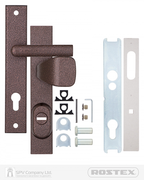 Фурнітура Захисна Rostex R1/r4 R Fix-mov Din Plate 90мм Фарба_коричнева_антік 22мм 38-55мм 3клас Hranate/804 Brown Комплект-фото-4 Фото 4 - Фурнітура Захисна Rostex R1/r4 R Fix-mov Din Plate 90мм Фарба_коричнева_антік 22мм 38-55мм 3клас Hranate/804 Brown Комплект.