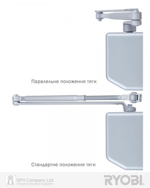 Дотягувач Накладний Ryobi 4550 D-4550 Silver Bc/da Univ_arm En_2-7+ До_200кг 1400мм Fire-фото-2 Фото 2 - Дотягувач Накладний Ryobi 4550 D-4550 Silver Bc/da Univ_arm En_2-7+ До_200кг 1400мм Fire.