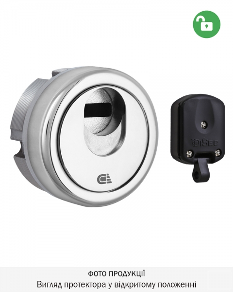 Протектор Disec Magnetic_3g 3g2 Din 25мм Хром_полірований 3клас C 3key Km0p3g Зовнішній, Без Щитка-фото-2 Фото 2 - Протектор Disec Magnetic_3g 3g2 Din 25мм Хром_полірований 3клас C 3key Km0p3g Зовнішній, Без Щитка.