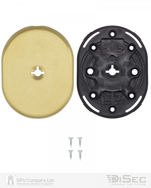 Щиток Disec Kt2112 Omega Oval Латунь_мат Tt Без Шторки-фото-3 Фото 3 - Щиток Disec Kt2112 Omega Oval Латунь_мат Tt Без Шторки.