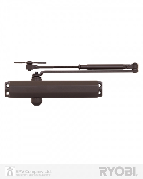Доводчик накладной RYOBI 2000 D-2005V DARK BRONZE BC UNIV ARM EN 3/4/5 до 100кг 1250мм FIRE-фото-13 Фото 13 - Доводчик накладной RYOBI 2000 D-2005V DARK BRONZE BC UNIV ARM EN 3/4/5 до 100кг 1250мм FIRE.