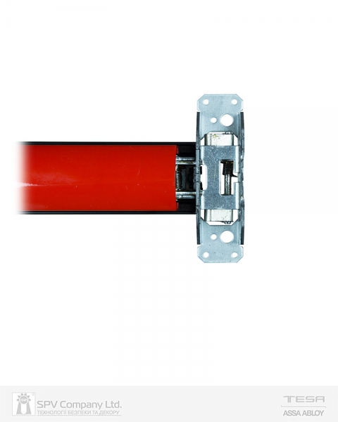 Ручка TESA для эвакуационного выхода врезной QUICK1E209 NR N: black (RAL 9005)/R: red (RAL 3000) 1200мм 9мм-фото-5 Фото 5 - Ручка TESA для эвакуационного выхода врезной QUICK1E209 NR N: black (RAL 9005)/R: red (RAL 3000) 1200мм 9мм.