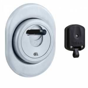 Фото 12 - Протектор Disec Magnetic_3g 3gdm Lever_key Oval 15мм Хром_мат 3клас T 5key Km0p3g Зовнішній.