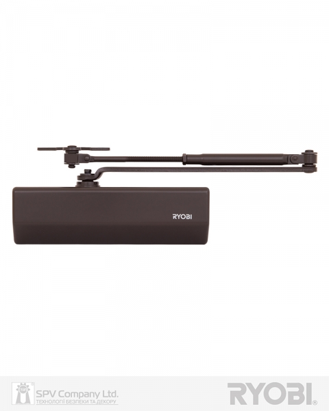 Доводчик накладной RYOBI *1500 D-1554 DARK BRONZE UNIV ARM EN 2/3/4 до 80кг 1100мм FIRE-фото-12 Фото 12 - Доводчик накладной RYOBI *1500 D-1554 DARK BRONZE UNIV ARM EN 2/3/4 до 80кг 1100мм FIRE.