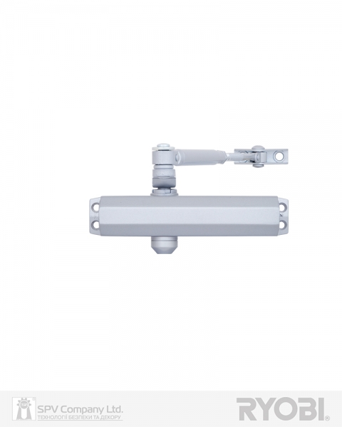 Доводчик накладной RYOBI *1500 D-1504 SILVER STD ARM EN 2/3/4 до 80кг 1100мм FIRE-фото-1 Фото 1 - Доводчик накладной RYOBI *1500 D-1504 SILVER STD ARM EN 2/3/4 до 80кг 1100мм FIRE.