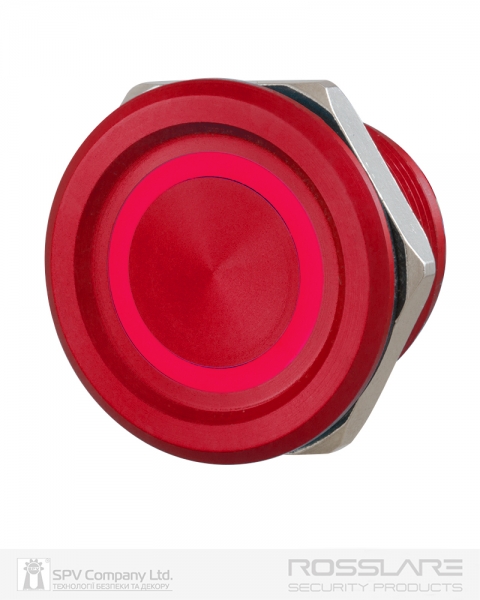 Кнопка выхода ROSSLARE PX-34R наружная пьезо красная-фото-1 Фото 1 - Кнопка выхода ROSSLARE PX-34R наружная пьезо красная.