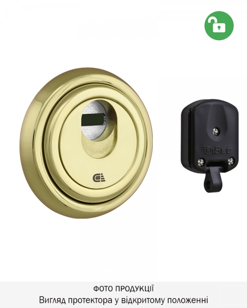 Протектор Disec Magnetic_3g 3g2mm Din Round 25мм Латунь_pvd 2 3key Km0p3g Зовнішній-фото-5 Фото 5 - Протектор Disec Magnetic_3g 3g2mm Din Round 25мм Латунь_pvd 2 3key Km0p3g Зовнішній.