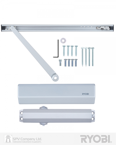 Дотягувач Накладний Ryobi 2000 Ds-2050t Silver Bc Sld_ho_arm En_3 60кг 950мм-фото-4 Фото 4 - Дотягувач Накладний Ryobi 2000 Ds-2050t Silver Bc Sld_ho_arm En_3 60кг 950мм.