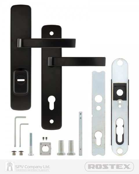 Фурнітура Захисна Rostex *astra R Mov-mov Din Plate 90мм Фарба_чорна 22мм 38-55мм 3клас Astra Black_mat Комплект-фото-5 Фото 5 - Фурнітура Захисна Rostex *astra R Mov-mov Din Plate 90мм Фарба_чорна 22мм 38-55мм 3клас Astra Black_mat Комплект.