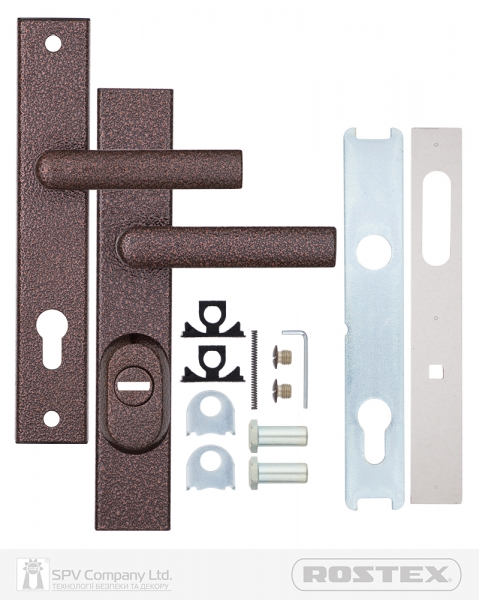 Фурнітура Захисна Rostex R1/r4 R Mov-mov Din Plate 90мм Фарба_коричнева_антік 22мм 38-55мм 3клас 804 Brown Комплект-фото-5 Фото 5 - Фурнітура Захисна Rostex R1/r4 R Mov-mov Din Plate 90мм Фарба_коричнева_антік 22мм 38-55мм 3клас 804 Brown Комплект.