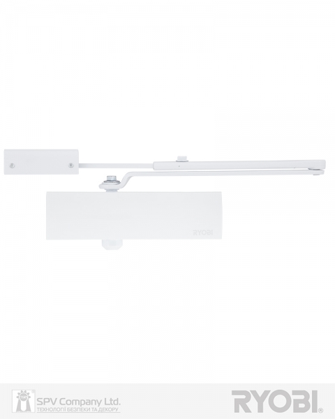 Доводчик накладной RYOBI 1200 D-1200P(U) WHITE UNIV ARM EN 2/3/4 80кг 1100мм-фото-1 Фото 1 - Доводчик накладной RYOBI 1200 D-1200P(U) WHITE UNIV ARM EN 2/3/4 80кг 1100мм.