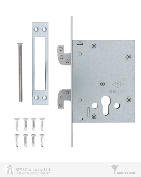 Замок врізний MUL-T-LOCK 1-WAY DIN 352K NC UNIV BS60мм SP-фото-8 Фото 8 - Замок врізний MUL-T-LOCK 1-WAY DIN 352K NC UNIV BS60мм SP.