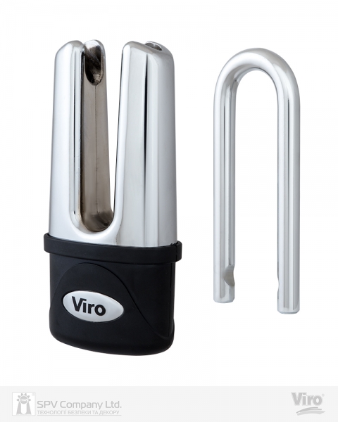 Замок VIRO MOTO BLINDATO EXTREME STAINLESS_STEEL 3KEY 83мм-фото-8 Фото 8 - Замок VIRO MOTO BLINDATO EXTREME STAINLESS_STEEL 3KEY 83мм.