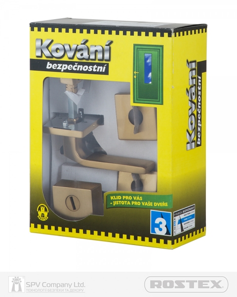 Фурнітура Захисна Rostex *quadrum R/h Fix-mov Din Square Нерж.сталь_мат_титан_pvd 23мм 38-45мм 3клас Hranate/treviso Nerez_mat_ti Комплект-фото-10 Фото 10 - Фурнітура Захисна Rostex *quadrum R/h Fix-mov Din Square Нерж.сталь_мат_титан_pvd 23мм 38-45мм 3клас Hranate/treviso Nerez_mat_ti Комплект.
