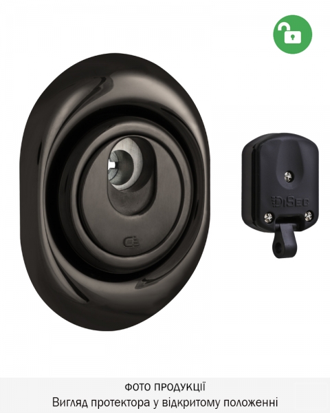 Протектор Disec Magnetic_3g 3g8fm Omega Oval 20мм Хром_чорний 3клас 8 3key Km0p3g Зовнішній-фото-2 Фото 2 - Протектор Disec Magnetic_3g 3g8fm Omega Oval 20мм Хром_чорний 3клас 8 3key Km0p3g Зовнішній.