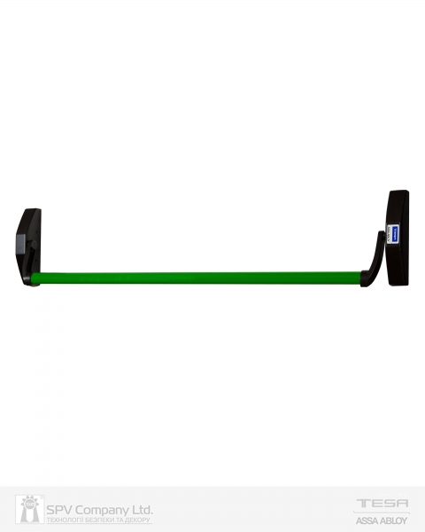 Ручка TESA для эвакуационного выхода врезной 1970909 NV N: black (RAL 9005)/ V: green (RAL 6002) 900мм 9мм-фото-1 Фото 1 - Ручка TESA для эвакуационного выхода врезной 1970909 NV N: black (RAL 9005)/ V: green (RAL 6002) 900мм 9мм.