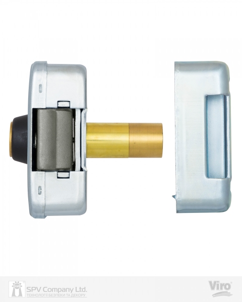 Замок электромеханический VIRO V9083.0793.P BS50/80мм T1/T2 12VAC NC CYL 3KEY GATE накладной, с кнопкой SS открывание внутрь-фото-9 Фото 9 - Замок электромеханический VIRO V9083.0793.P BS50/80мм T1/T2 12VAC NC CYL 3KEY GATE накладной, с кнопкой SS открывание внутрь.