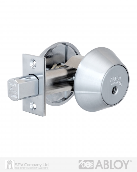 Замок Врізний Abloy 1-way Dead_bolt Me153 Satin_chrome Univ Bs60/70мм Protec2 M/s Ta77bb Wood_door Sp-фото-1 Фото 1 - Замок Врізний Abloy 1-way Dead_bolt Me153 Satin_chrome Univ Bs60/70мм Protec2 M/s Ta77bb Wood_door Sp.