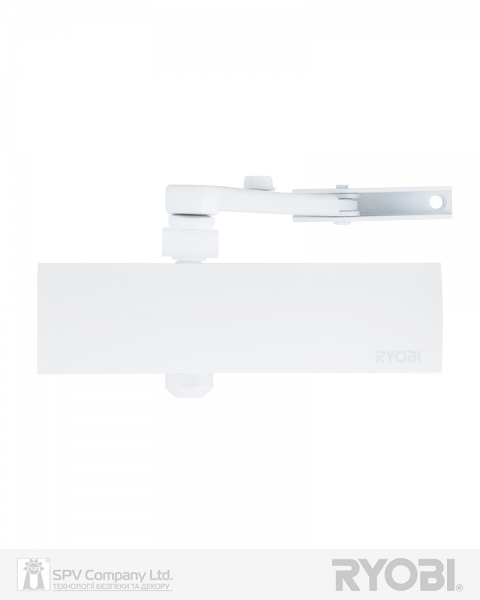 Доводчик накладной RYOBI 1200 D-1200 WHITE STD ARM EN 2/3/4 80кг 1100мм-фото-1 Фото 1 - Доводчик накладной RYOBI 1200 D-1200 WHITE STD ARM EN 2/3/4 80кг 1100мм.