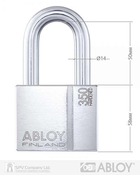 Замок висячий ABLOY PL350 PROTEC2 TA77ZZ 2KEY PR2_T NR_shackle 50мм 14мм BOX-фото-4 Фото 4 - Замок висячий ABLOY PL350 PROTEC2 TA77ZZ 2KEY PR2_T NR_shackle 50мм 14мм BOX.