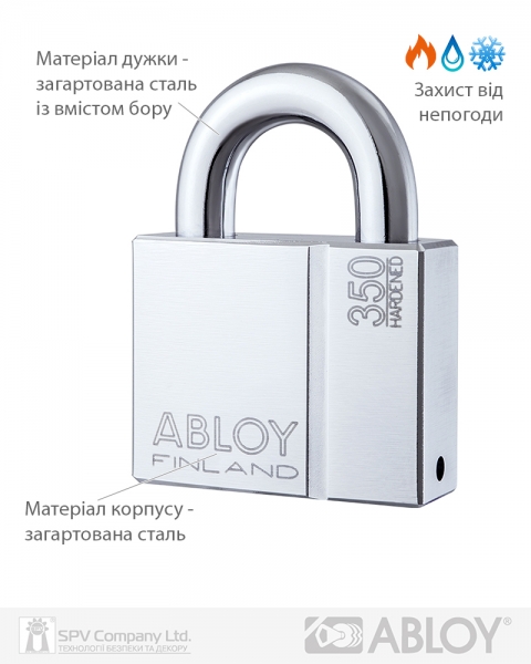 Замок висячий ABLOY PL350 PROTEC2 TA77ZZ 2KEY PR2_T NR_shackle 25мм 14мм BOX-фото-5 Фото 5 - Замок висячий ABLOY PL350 PROTEC2 TA77ZZ 2KEY PR2_T NR_shackle 25мм 14мм BOX.