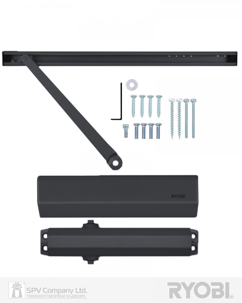 Дотягувач Накладний Ryobi 2000 D-2050t Grey_anthracite Bc Sld_arm En_3 60кг 950мм Fire 22,5-фото-2 Фото 2 - Дотягувач Накладний Ryobi 2000 D-2050t Grey_anthracite Bc Sld_arm En_3 60кг 950мм Fire 22,5.