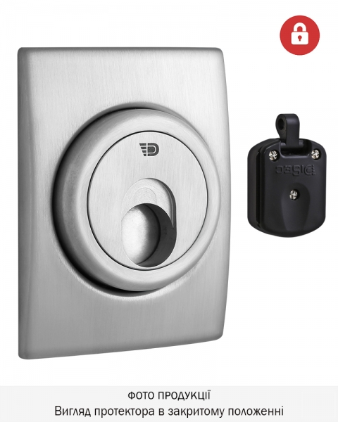 Протектор Disec Magnetic_3g 3g2wb Din Square 25мм Нерж.сталь_мат It 3key Km0p3g Зовнішній-фото-1 Фото 1 - Протектор Disec Magnetic_3g 3g2wb Din Square 25мм Нерж.сталь_мат It 3key Km0p3g Зовнішній.