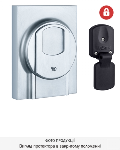 Протектор Disec Magnetic_4g Mg3551q Din Square 25мм Хром_мат T 3key Km0p55 Зовнішній-фото-1 Фото 1 - Протектор Disec Magnetic_4g Mg3551q Din Square 25мм Хром_мат T 3key Km0p55 Зовнішній.