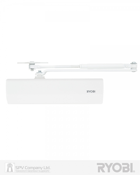 Доводчик накладной RYOBI 2000 D-2055V GLOSSY WHITE BC UNIV ARM EN 3/4/5 до 100кг 1250мм FIRE-фото-1 Фото 1 - Доводчик накладной RYOBI 2000 D-2055V GLOSSY WHITE BC UNIV ARM EN 3/4/5 до 100кг 1250мм FIRE.