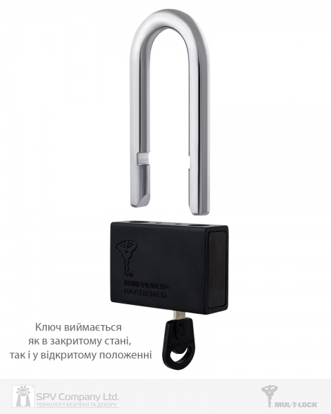 Замок навесной MUL-T-LOCK M13/C2 CLASSIC 064 2KEY ARC BLACK R shackle 58мм 12,7 мм BOX M-фото-11 Фото 11 - Замок навесной MUL-T-LOCK M13/C2 CLASSIC 064 2KEY ARC BLACK R shackle 58мм 12,7 мм BOX M.