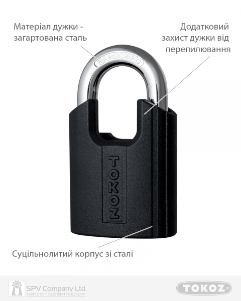 Замок висячий TOKOZ PLUTO_G50_GUARD_LONG 3KEY TK5_M NR_shackle 35мм 10мм BLISTER-фото-6 Фото 6 - Замок висячий TOKOZ PLUTO_G50_GUARD_LONG 3KEY TK5_M NR_shackle 35мм 10мм BLISTER.
