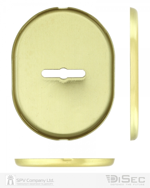 Щиток Disec Kt090 Matrix Oval Латунь_мат Tt З Прихованою Шторкою-фото-2 Фото 2 - Щиток Disec Kt090 Matrix Oval Латунь_мат Tt З Прихованою Шторкою.