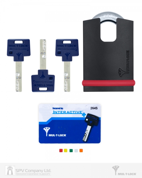 Замок висячий MUL-T-LOCK NE14H INTERACTIVE+ 264S+ 3KEY DND3D_BLUE_INS NR_shackle 26мм 14мм BOX_M-фото-7 Фото 7 - Замок висячий MUL-T-LOCK NE14H INTERACTIVE+ 264S+ 3KEY DND3D_BLUE_INS NR_shackle 26мм 14мм BOX_M.