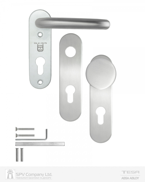 Набор фурнитуры ISEO 032402 (72мм MUV-FIX CYL HOLE) I I: stainless steel 9мм-фото-3 Фото 3 - Набор фурнитуры ISEO 032402 (72мм MUV-FIX CYL HOLE) I I: stainless steel 9мм.