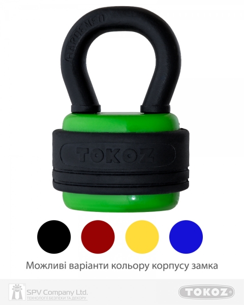 Замок висячий TOKOZ HERCULES 3KEY TK11 M R shackle 41мм 10,5 мм-фото-1 Фото 1 - Замок висячий TOKOZ HERCULES 3KEY TK11 M R shackle 41мм 10,5 мм.
